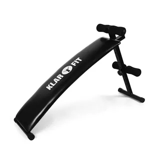 Curved Sit-Up Bench KLARFIT FIT-BT6