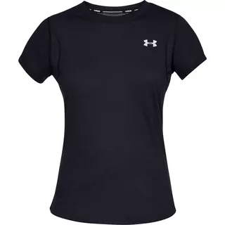 Női futópóló Under Armour Streaker 2.0 Short Sleeve - fekete