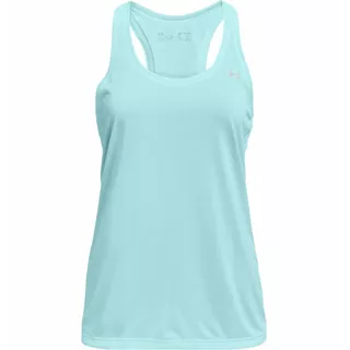 Dámske tielko Under Armour Tech Tank - Twist - Blue Circuit /  / Metallic Silver