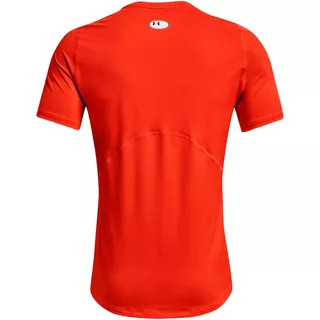 Men’s T-Shirt Under Armour HG Armour Fitted SS - Carbon Heather