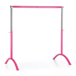 Ballet Barre KLARFIT Bar Lerina 110 x 113 cm Pink - Pink