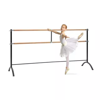 Double Ballet Barre KLARFIT Barre Marie 220 x 113 cm