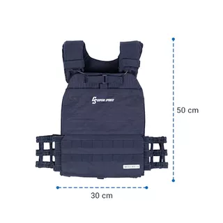 Capital Sports Battlevest 2.0 2 x 4 kg - Gewichtsweste blau