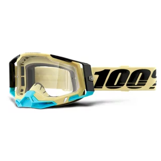 MX Goggles 100% Racecraft 2 Airblast, čiré plexi