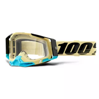 Motorcycle Goggles 100% Racecraft 2 Airblast – Clear Lens