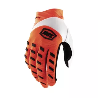 Men's Dirt Bike Glove 100% Airmatic oranžová