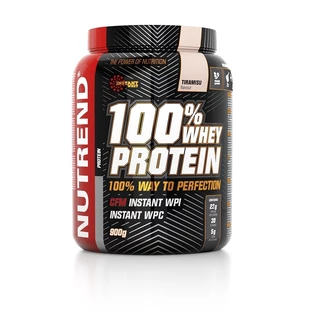 Práškový koncentrát Nutrend 100% WHEY Protein 900g - jahoda