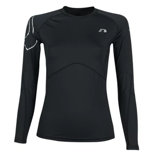 Women's compression thermal shirt Newline Iconic - long sleeve - Black - Black
