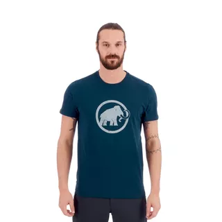 MAMMUT Logo T-Shirt Men Herren Sport T-Shirt - peacoat