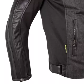 Pánská moto bunda W-TEC Flipside New - matně černá, 4XL