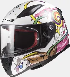 Motoros bolt LS2 FF353 Rapid Mini CRAZY POP WHITE PINK