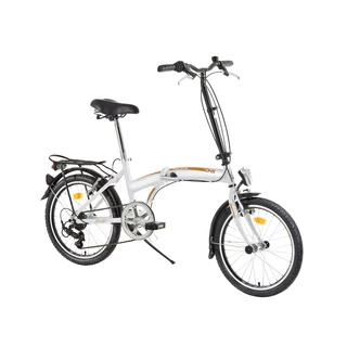 Skladací bicykel DHS Folder 2095 20" - model 2015 - bielo-oranžová - bielo-oranžová