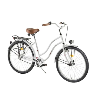 Ladies Urban Bike DHS Cruiser 2696 26" - model 2015 - Cream Yellow - White