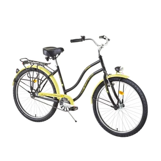 Dámsky mestský bicykel DHS Cruiser 2696 26" - model 2015 - krémovo žltá
