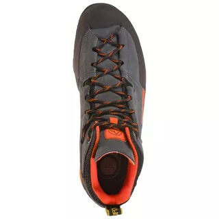 Pánské trekové boty La Sportiva Boulder X Mid - Carbon/Flame