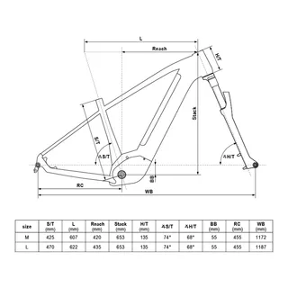 Dámské horské elektrokolo KELLYS TAYEN R10 Air P 725Wh 29" - model 2025