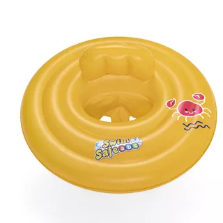 Nafukovací kruh Bestway Triple Ring Baby 69 cm - žlutá - žlutá