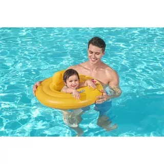 Inflatable Ring Bestway Triple Baby 69cm - Yellow