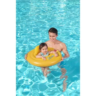 Inflatable Ring Bestway Triple Baby 69cm - Yellow