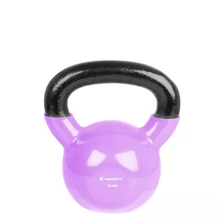 Hantla winylowa inSPORTline Kettlebell 12 kg