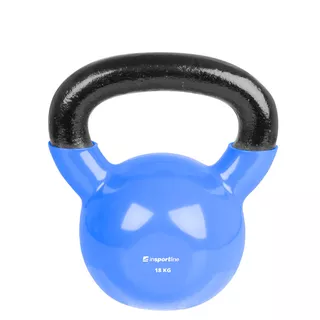 Hantla winylowa inSPORTline Kettlebell 18 kg