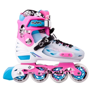 Children’s Inline Skates Baud BD260 - Pink-Blue - Pink-Blue