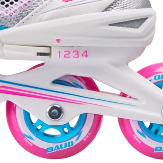 Inline Skates Baud BD261 - Pink-Grey