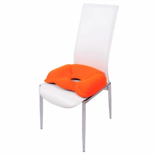 Poduszka do siedzenia pompowana inSPORTline P10 - Brązowy - Pomarańczowy