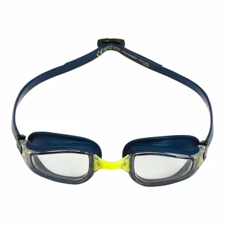 Swimming Goggles Aqua Sphere Fastlane Clear Blue/Yellow - Blue-Yellow