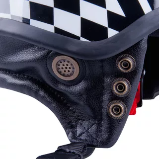 Moto prilba W-TEC AP-62G - racing flag