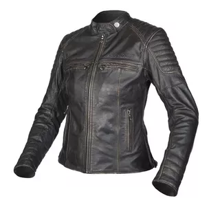 REBELHORN Hunter Lady Damen Motorradjacke - schwarz - schwarz