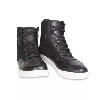 Moto Shoes Rebelhorn Traffic Leather - Black