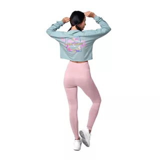 Női leggings Boco Wear Coral Cloud Melange Shape Push Up - világos rózsaszín