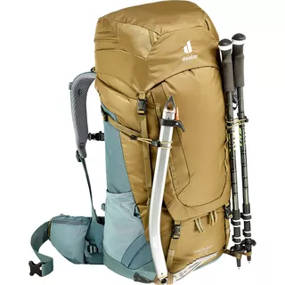 Expedičný batoh Deuter Aircontact 55 + 10 - clay-teal