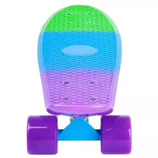 Penny Board WORKER Sunbow 22" - Grün-Blau-Lila