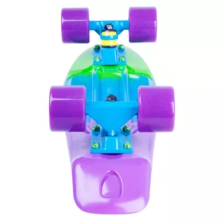 Penny Board WORKER Sunbow 22" - Grün-Blau-Lila