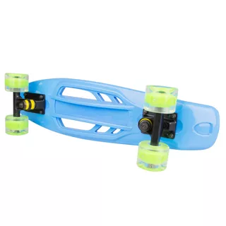 Penny board WORKER Bony 22" mit leuchtenden Rädern - grün