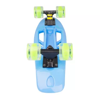 Penny board WORKER Bony 22" mit leuchtenden Rädern - blau