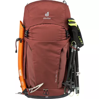 Deuter Trail Pro 34 SL Wanderrucksack - Redwood-Graphit