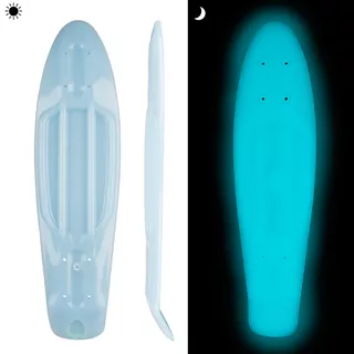 Glow-in-the-Dark Penny Board Deck WORKER Solosy 22.5*6” - Yellow - Blue