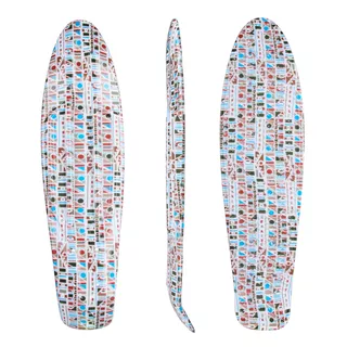 Penny Board Deck WORKER Paterny 22.5*6” - Design 1 - Design 1