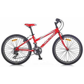Juniorský dievčenský horský bicykel Galaxy Lyra 24 "- model 2014 - červená