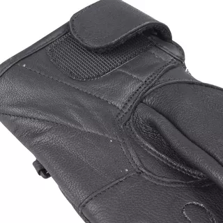 Women’s Leather Moto Gloves W-TEC Malvenda - Black-White