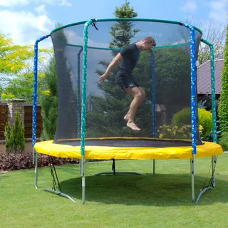 Trampolina z siatką ochronną inSPORTline Sun 396 cm