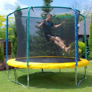 Trampolina z siatką ochronną inSPORTline Sun 366 cm