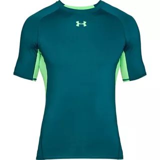 Men’s Compression T-Shirt Under Armour HG Armour SS - Tourmaline Teal