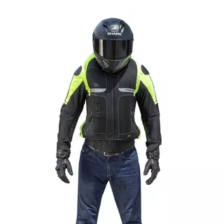 Helite Vented Hivis Sommer Airbag-Jacke