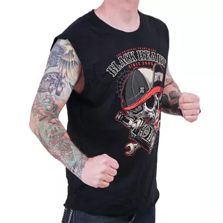 Sleeveless T-Shirt BLACK HEART Commander - Black