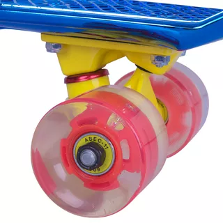 WORKER Mirra 300 22" Penny Board mit leuchtenden Rollen