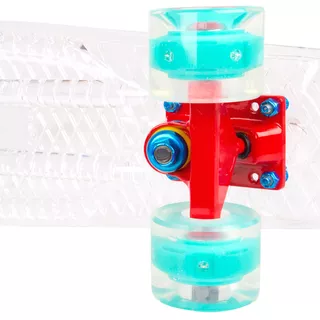 Penny Board WORKER Transpy 100 22” with Light Up Wheels